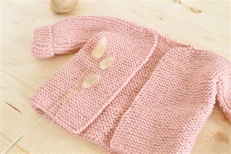 Veste pour bébé en coton nid d’abeille 